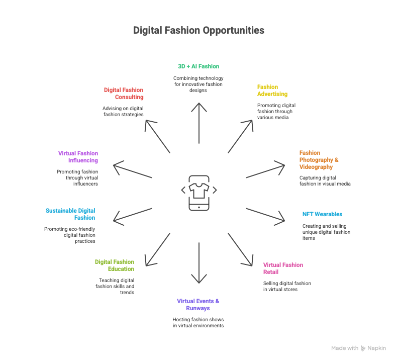 10 ways to make money with digital fashion chart